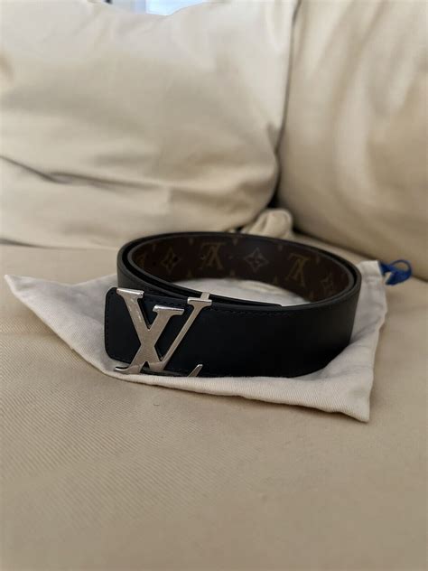 mens louis vuitton lv initiales 40mm belt|m9821.